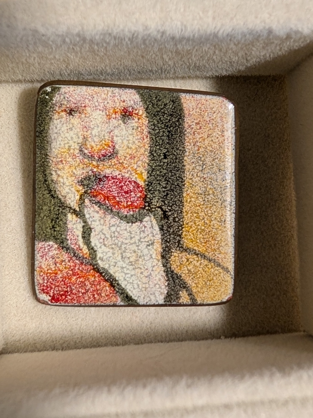 Art Tile Brooch